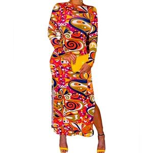ZARA Maxi Colorful Dress